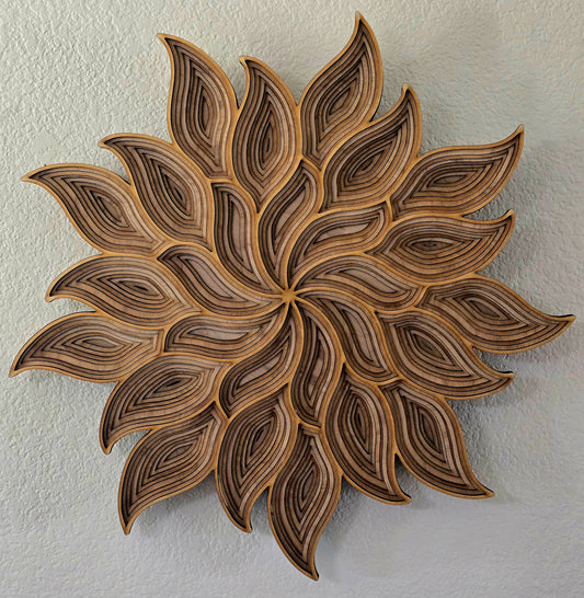 Layered Spiral Flower