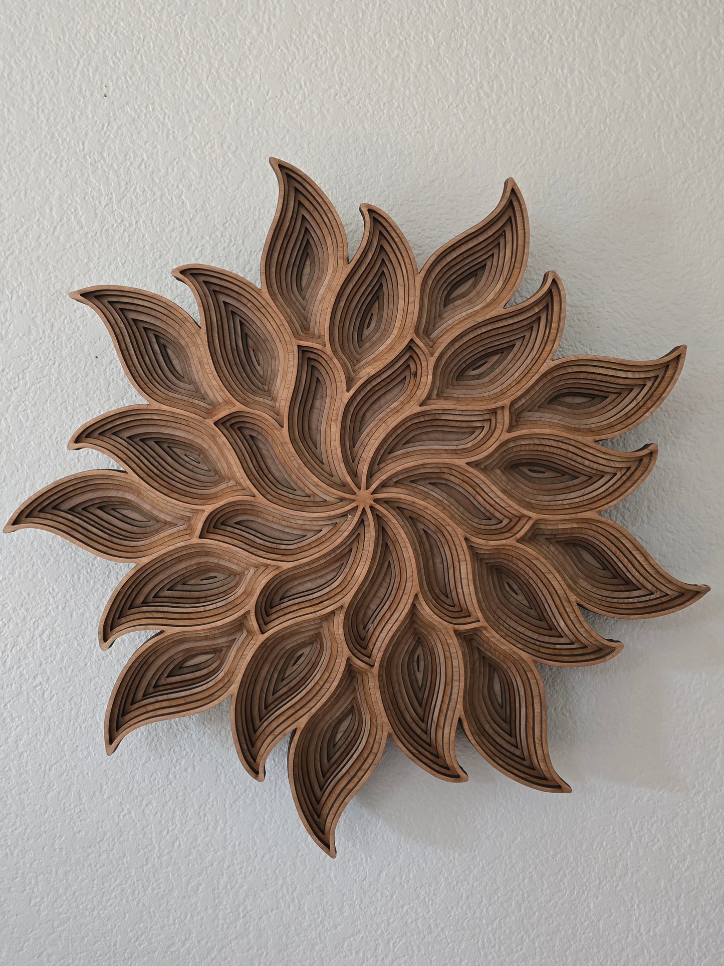 Layered Spiral Flower