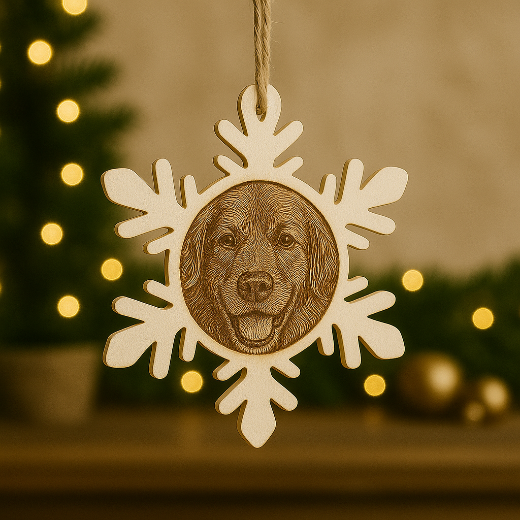 Personalized Snowflake Ornament