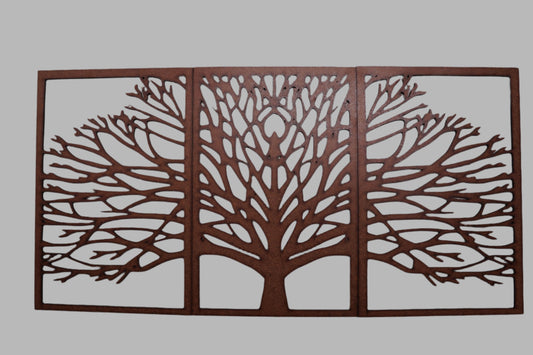 3 Panel Tree Decor