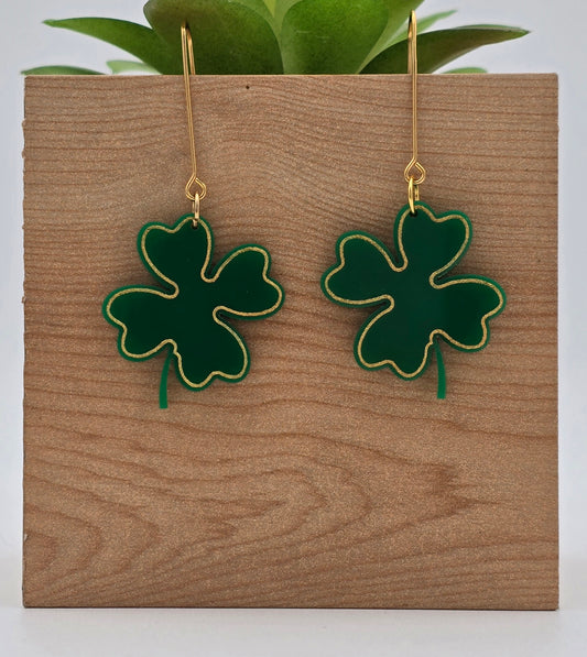 4-Leaf Clover Earrings