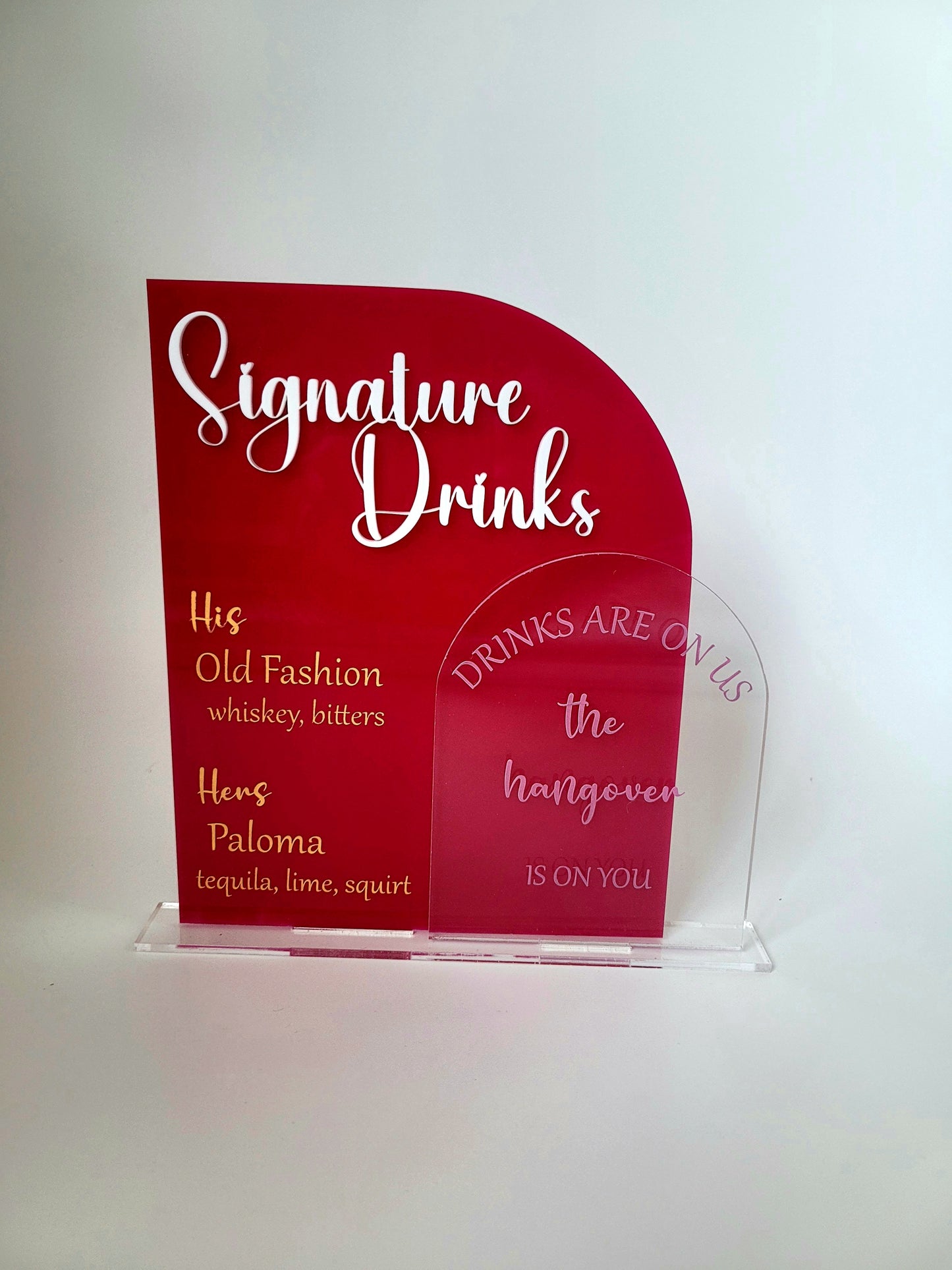 Signature Drink Menu