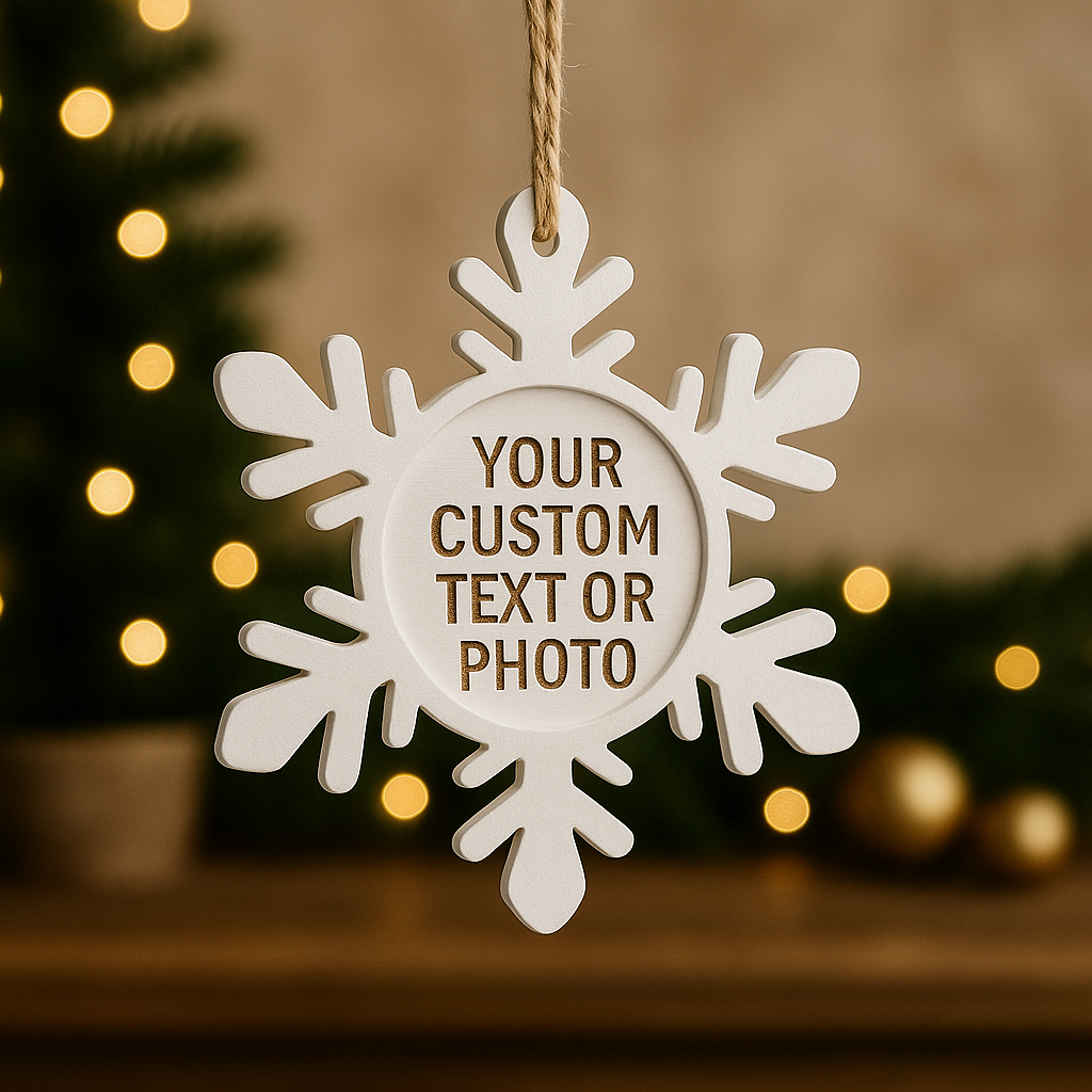 Personalized Snowflake Ornament